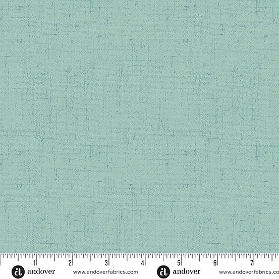 Andover Fabrics - Cottage Cloth II - Aqua - by Renee Nanneman
