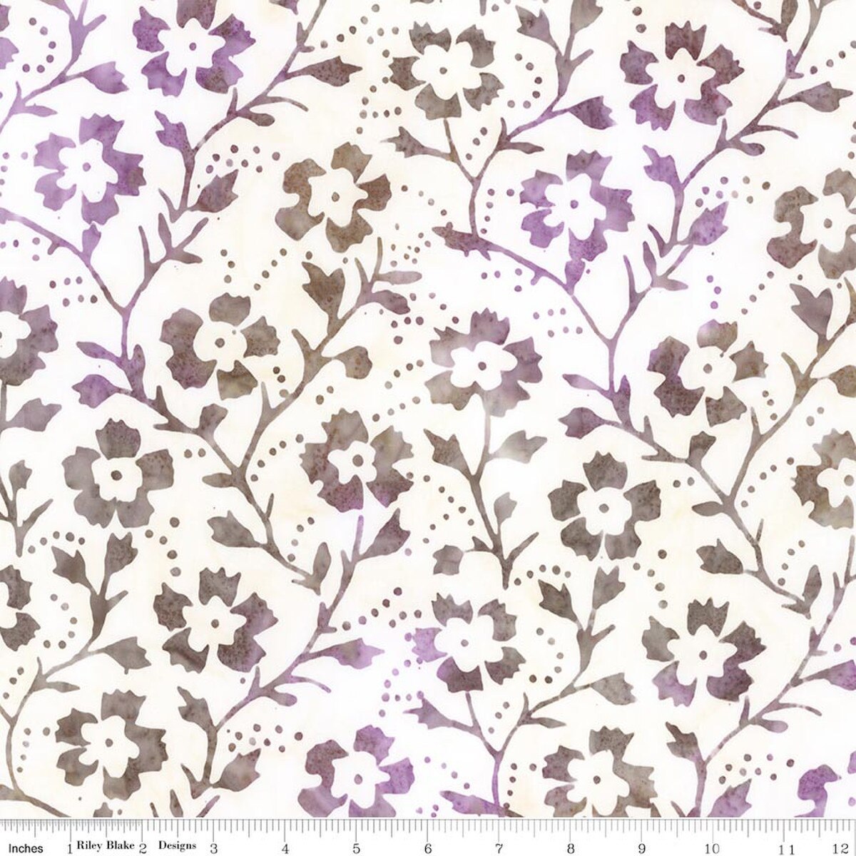 Riley Blake - Batiks - Backyard Birds Sugar Plum