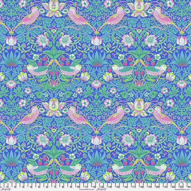Kaffe x Morris & Co. - Strawberry Thief - Blue