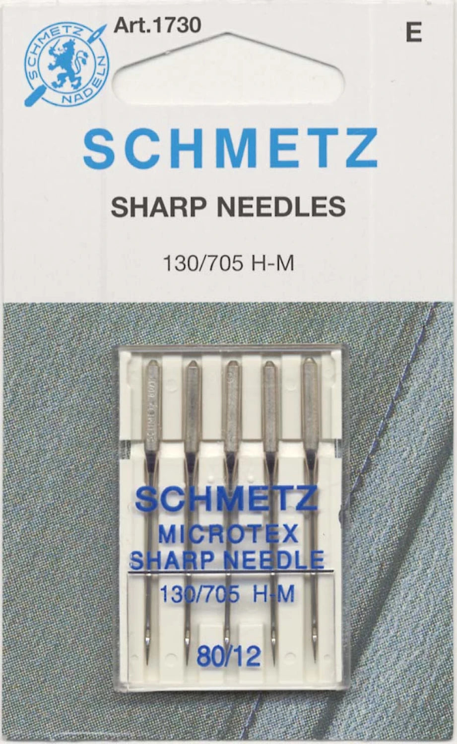 Schmetz - Sharp / Microtex Machine Needle Size 12/80