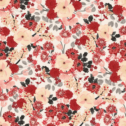 Camelot Fabrics - 5"X5" Precut Charm Pack - Blooms & Bows - by Gabrielle Neil