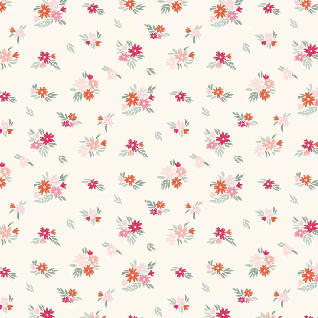 Camelot Fabrics - 5"X5" Precut Charm Pack - Blooming Hearts- by Gabrielle Neil