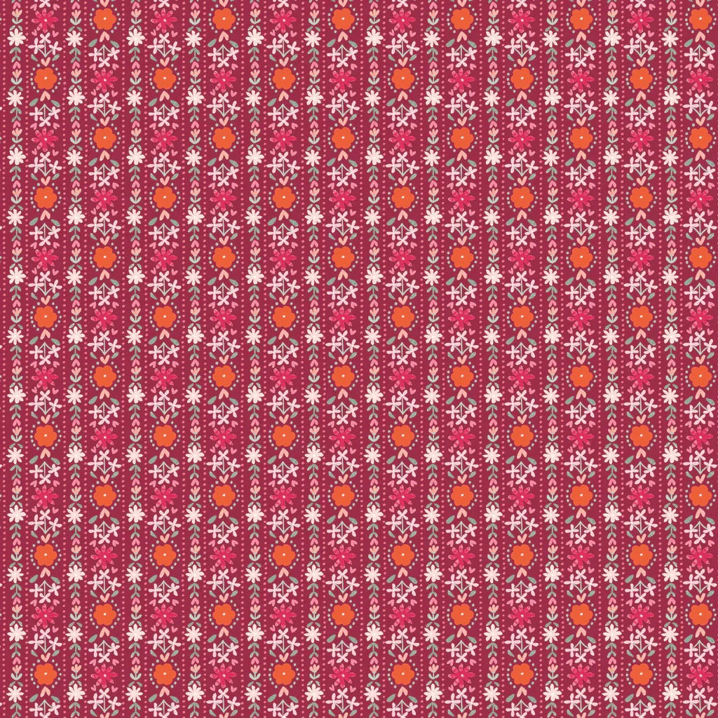Camelot Fabrics - 5"X5" Precut Charm Pack - Blooming Hearts- by Gabrielle Neil