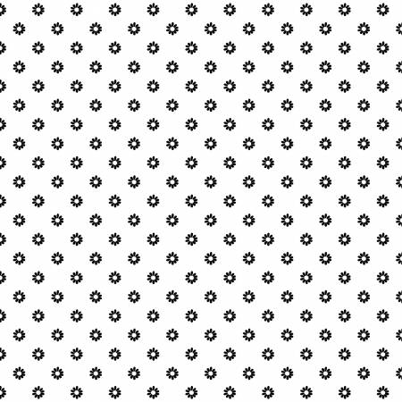 Wilmington Prints - Shadow Blooms - White Daisy Dot - by Jennifer Ellory