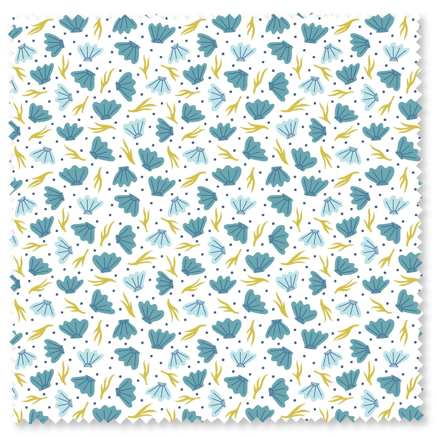Cloud 9 - 5"x5" Precut Charm Pack - Felicity - Sea Garden - Peewees