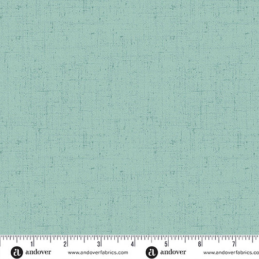Andover Fabrics - Cottage Cloth II - Aqua - by Renee Nanneman