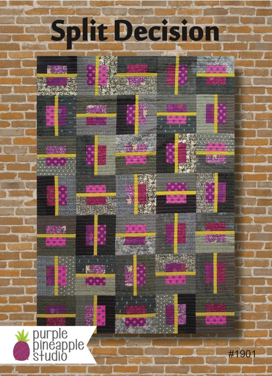 Purple Pineapple Studio - Quilt Pattern - Split Decision