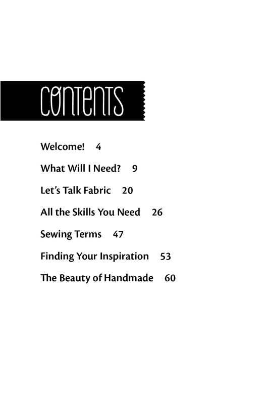 C&T Publishing - Sewing for Beginners Handy Pocket Guide - by Annabel Wrigley