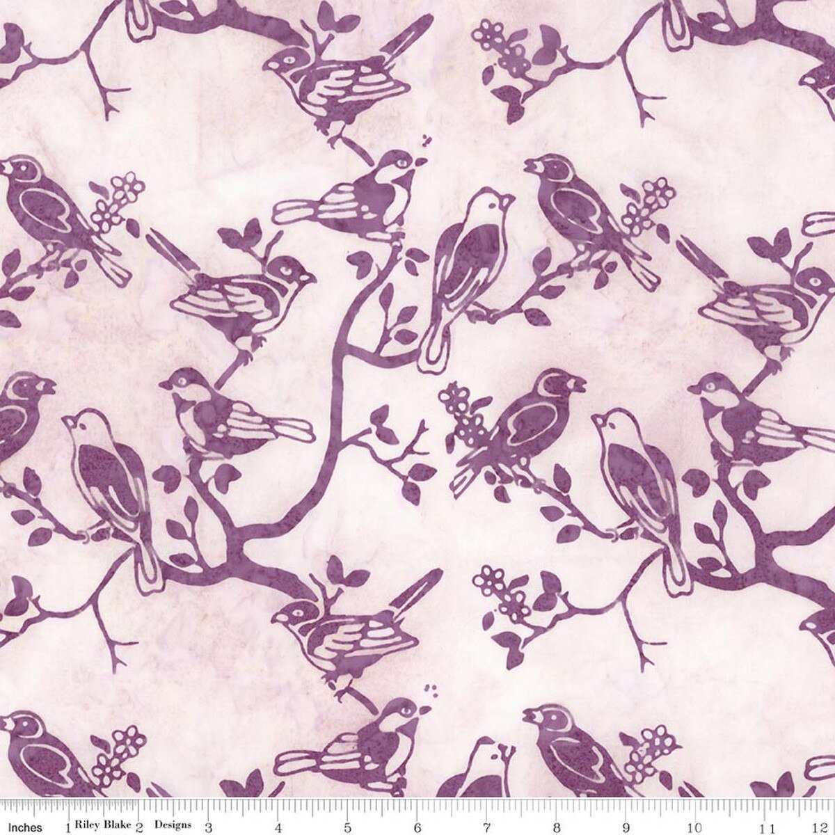 Riley Blake - Batiks - Backyard Birds Petal