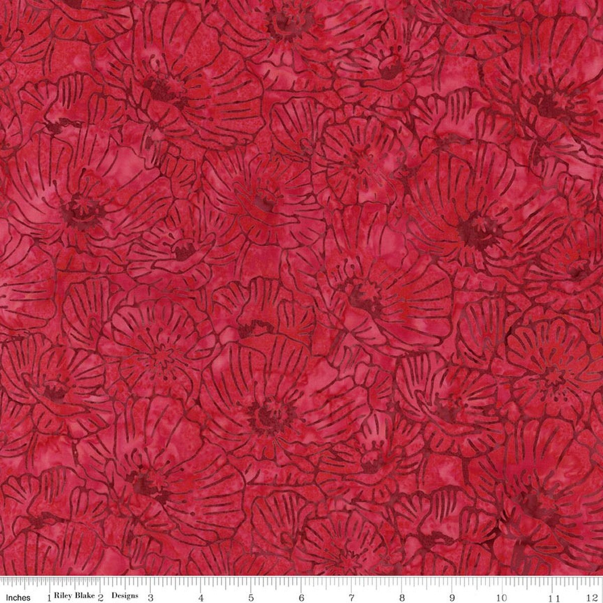 Riley Blake - Batiks - Poppy Seeds Sassy