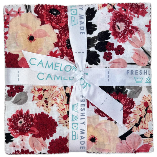 Camelot Fabrics - 5"X5" Precut Charm Pack - Blooms & Bows - by Gabrielle Neil