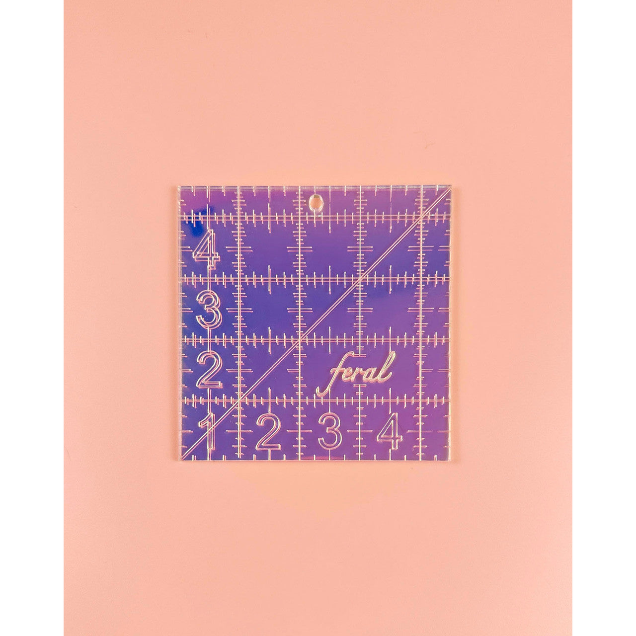 Feral Notions - Iridescent Quilting Ruler - Designed by Caitlin Bentley