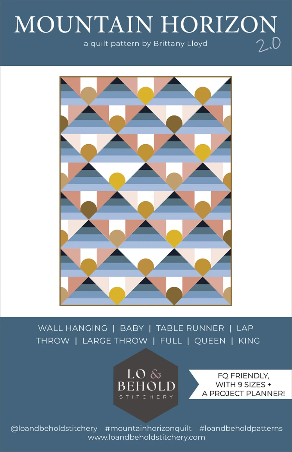 Lo & Behold Stitchery - Mountain Horizon 2.0 - by Brittany Lloyd