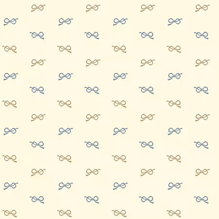Marcus Fabrics - Kindred Konversations - Cream Bow - by Sheryl Johnson Collection