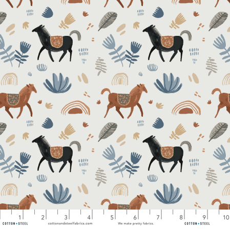 Salt River - Majestic Hour - Lazy Days Unbleached Fabric