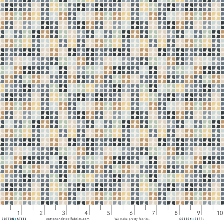 Sweet Treats - Candied Peel - Blue Dusk Fabric