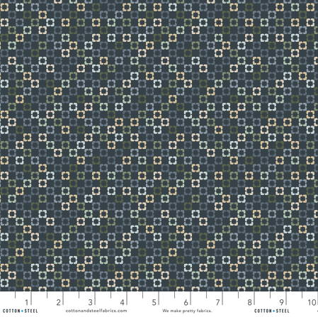 Sweet Treats - Madeleine - Dusky Blue Fabric