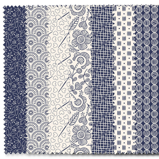 Cloud 9 - 5"x5" Precut Layer Cake - Felicity - Sewn With Love - Biggies