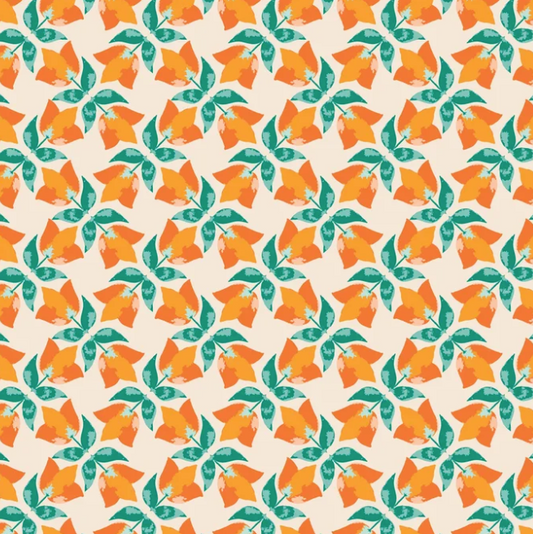 Felicity Fabrics - Fresh Morning Medley - Floral Geometry - by Joanna Plucknett