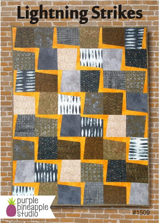 Purple Pineapple Studio - Quilt Pattern - Lightning Strikes