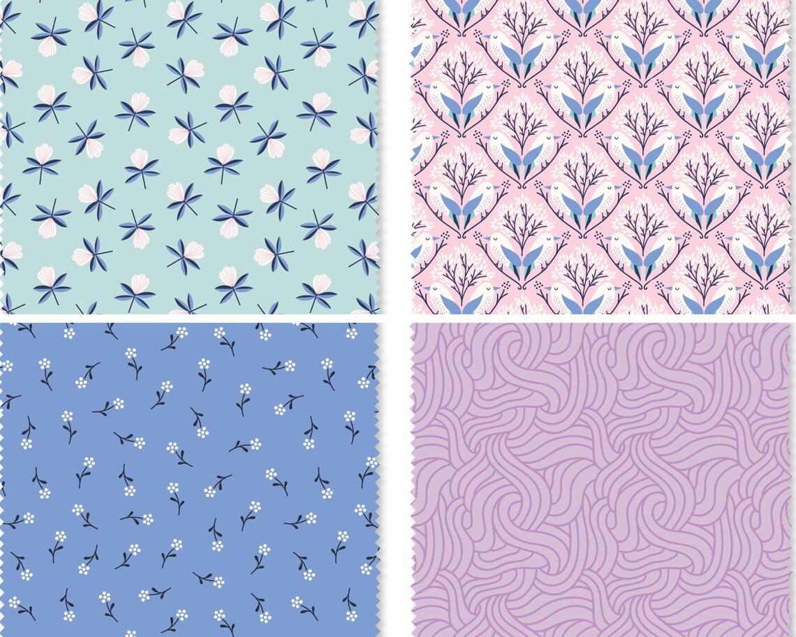 Cloud 9 - 5"x5" Precut Charm Pack - Felicity - Spring Harmony - Peewees