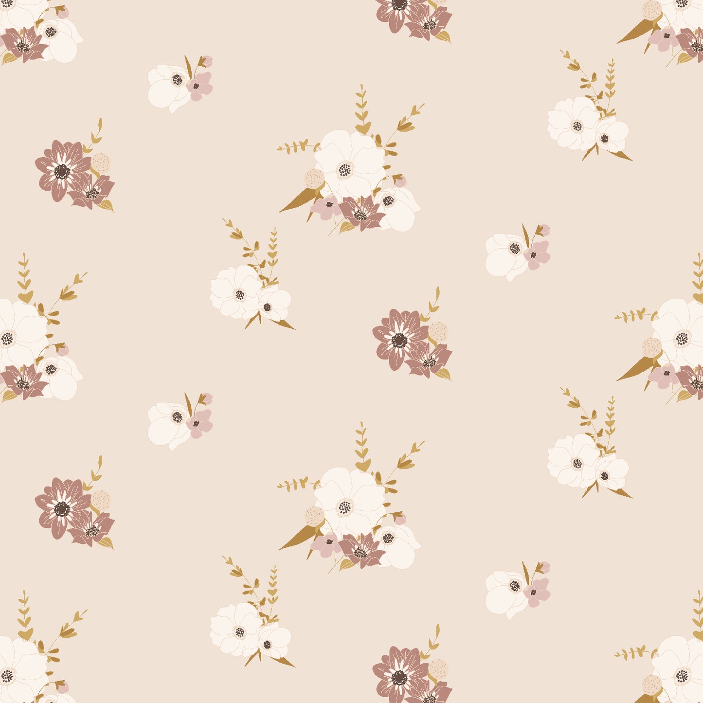 Cotton + Steel - 5"X5" Precut Charm Pack - Enchanted Blossoms