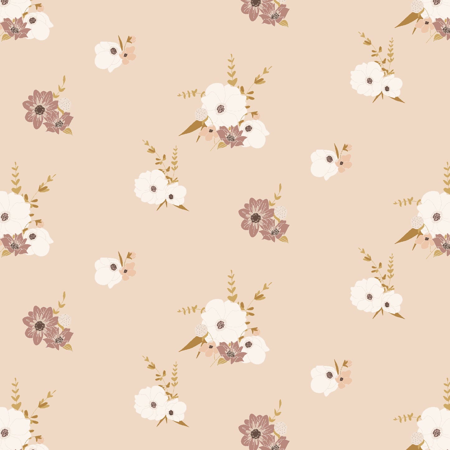 Cotton + Steel - 5"X5" Precut Charm Pack - Enchanted Blossoms