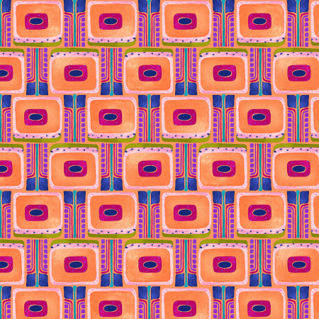 RJR - 10"X10" Precut Layer Cake - Floret Geometric - by Katalin Klecz