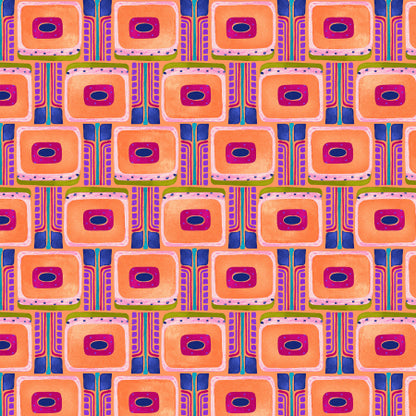 RJR - 10"X10" Precut Layer Cake - Floret Geometric - by Katalin Klecz