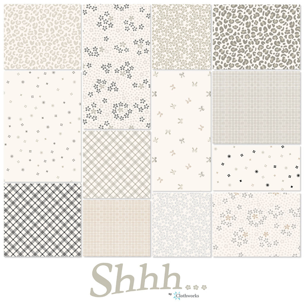 P & B Textiles - 5インチ x 5インチ プリカット チャームパック - Golden Hour - Courtney Morgenstern作