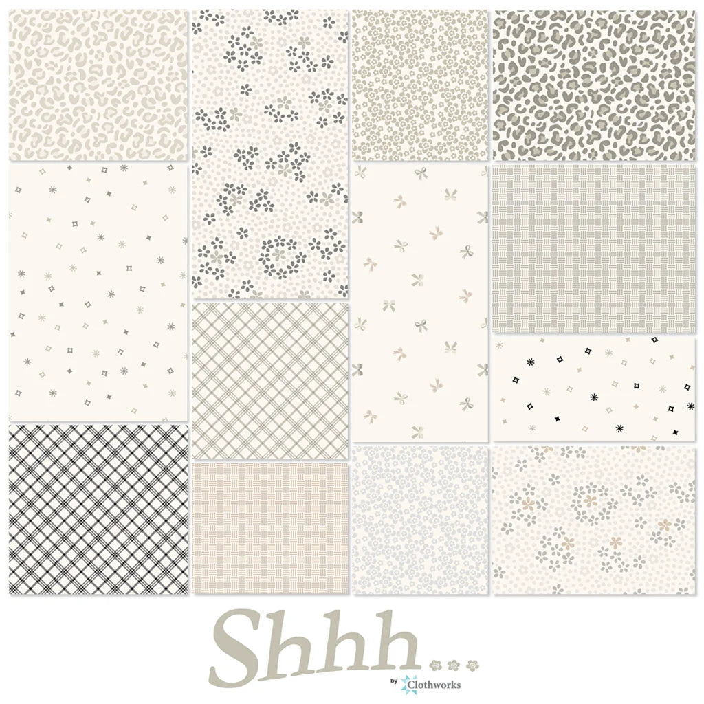 P & B Textiles - 5インチ x 5インチ プリカット チャームパック - Golden Hour - Courtney Morgenstern作